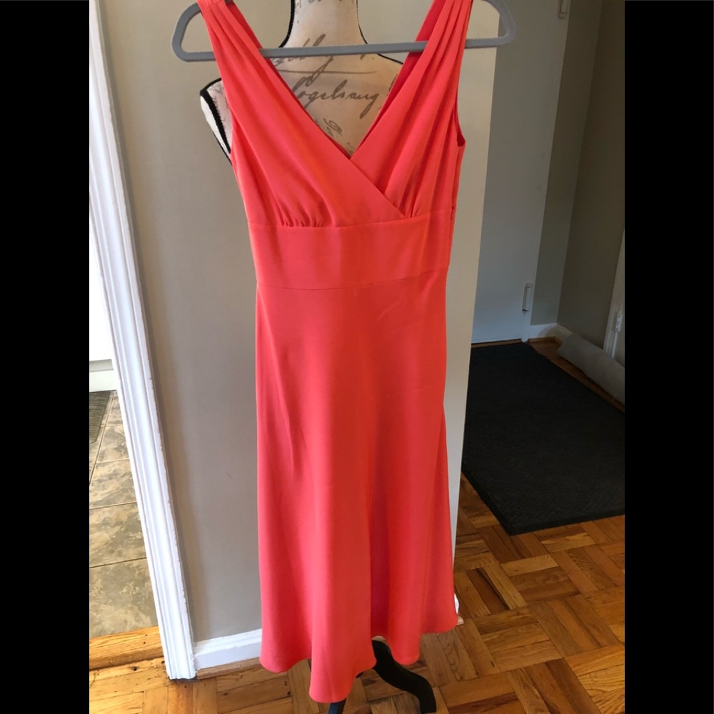 Stunning Bright Coral J. Crew Dress Size 0